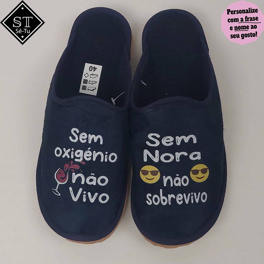 Chinelos Sem Oxigénio Não Vivo Sem Nora Não Sobrevivo